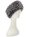 Surell Accessories Knit Headband In Black
