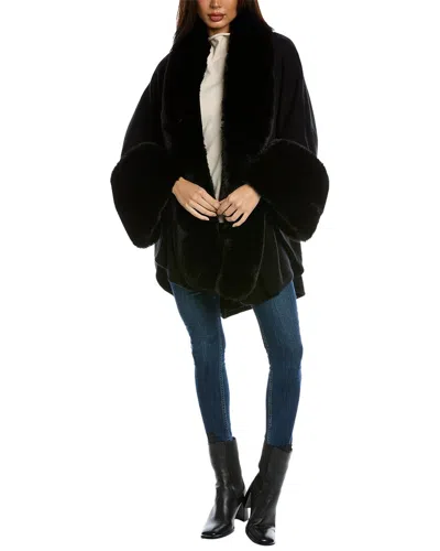 SURELL ACCESSORIES SURELL ACCESSORIES KNIT RUANA