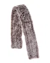 Surell Accessories Knit Scarf In Gray