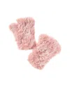 Surell Accessories Knit Texting Mitten In Pink