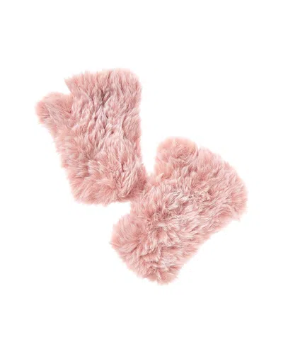 Surell Accessories Knit Texting Mitten In Pink