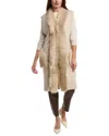 Surell Accessories Knit Vest In Neutral