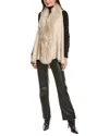 Surell Accessories Knit Vest In Pink