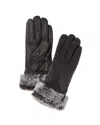 Surell Accessories Leather Gloves