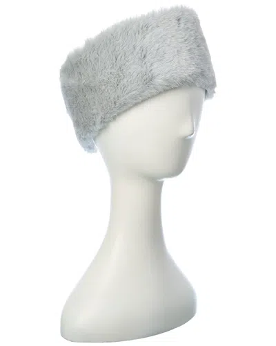 Surell Accessories Puffer Headband In Silver