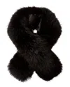 Surell Accessories Oversized Pull-thru Scarf In Black