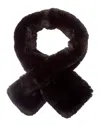 Surell Accessories Pull-thru Scarf In Brown
