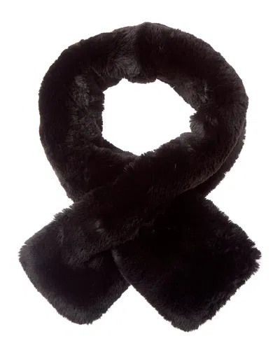 Surell Accessories Pull-thru Scarf In Brown