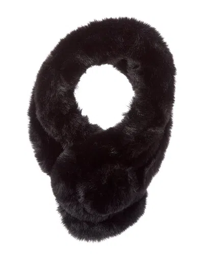 Surell Accessories Pull-thru Scarf In Brown