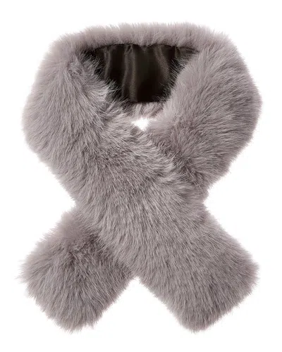 Surell Accessories Pull-thru Scarf In Grey