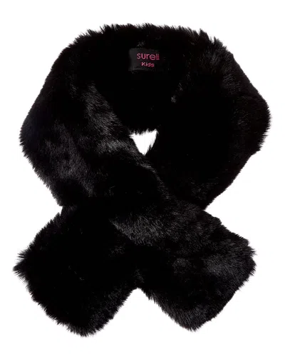 Surell Accessories Pull-thru Scarf In Red