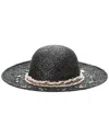 SURELL ACCESSORIES SURELL ACCESSORIES RAFFIA SUN HAT