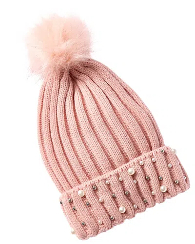 Surell Accessories Ribbed Knit Beanie In White