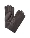 Surell Accessories Shearling-lined Tech Gloves In Gray