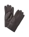 Surell Accessories Shearling-lined Tech Gloves In Gray