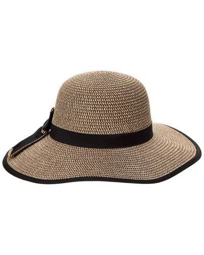 Surell Accessories Straw Picture Hat In Brown