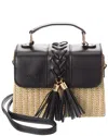 Surell Accessories Straw Purse In Multi