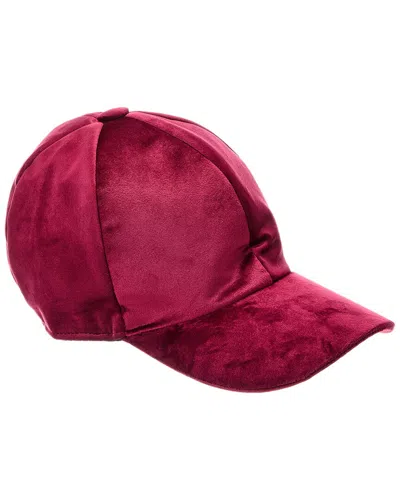 SURELL SURELL ACCESSORIES VELVET BASEBALL CAP