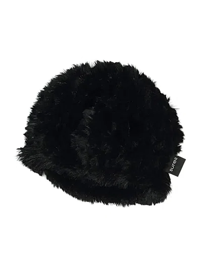 Pre-owned Surell Beanie Hat In Black
