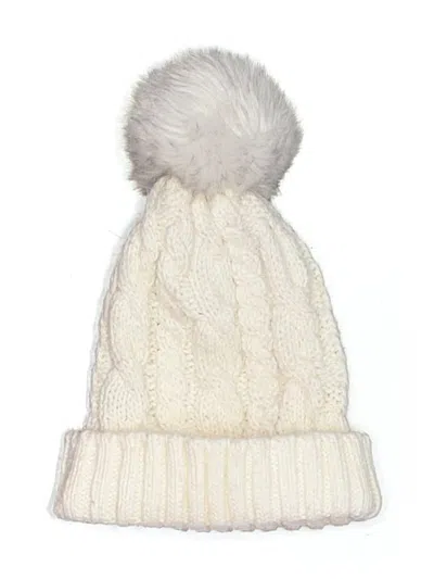 Pre-owned Surell Beanie Hat In Ivory