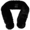 Surell Kids' Faux Fur Scarf In Black