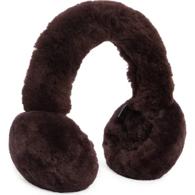 Surell Shearling Earmuffs In Brown