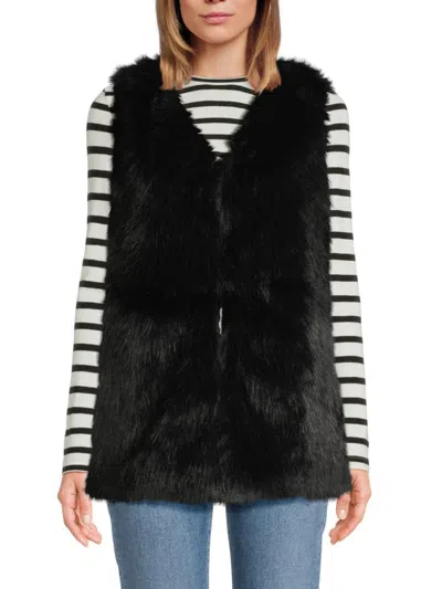 SURELL WOMEN'S FAUX FUR VEST
