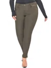 Surelymine Hyperstretch Mid-rise Skinny Jeans - Plus In Olive In Green