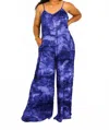 Surelymine Relax And Chill Comfy Jumpsuit In Blue In Red