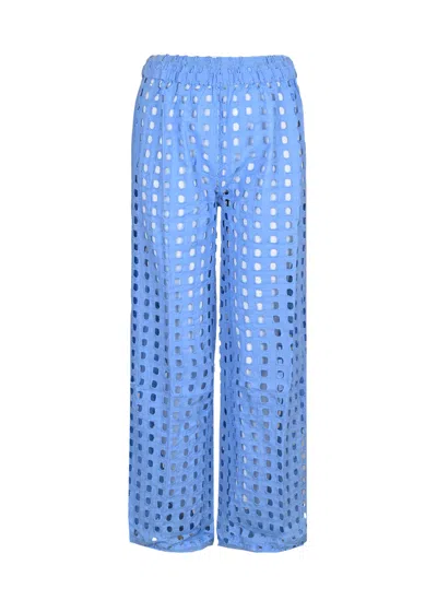 Surf Gypsy Blue Box Eyelet Pants