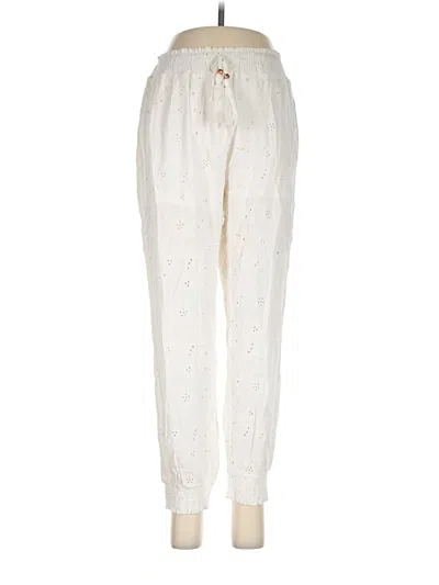 Pre-owned Surf Gypsy Casual Pants In Ivory