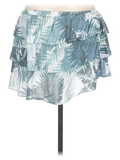 Pre-owned Surf Gypsy Casual Skirt In Blue