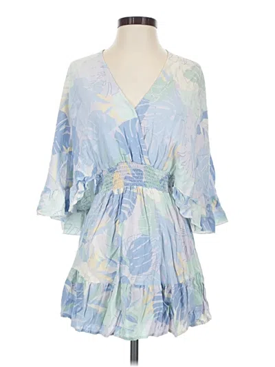 Pre-owned Surf Gypsy Cocktail Dress In Blue