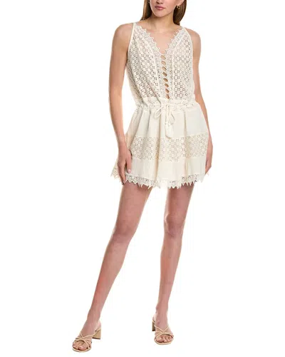 Surf Gypsy Crochet Cover-up Dress In White