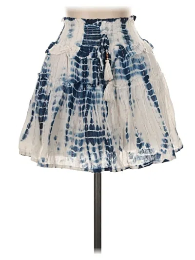 Pre-owned Surf Gypsy Denim Skirt In Blue