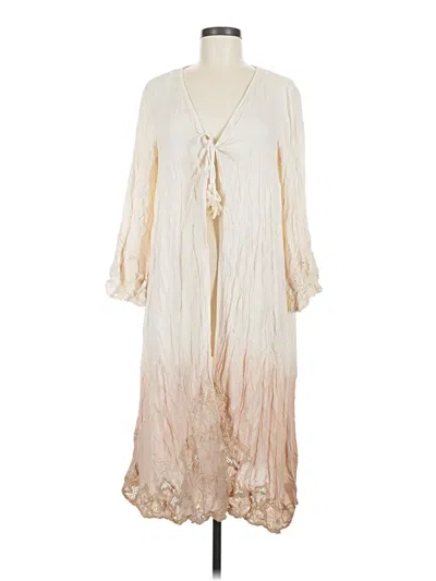 Pre-owned Surf Gypsy Kimono In Ivory