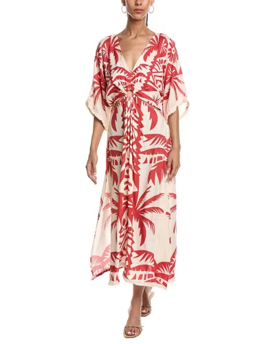Surf Gypsy O -ring Maxi Dress In Multi
