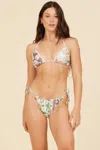 Surf Gypsy Pacific Tropical Print Bikini Set In Multi