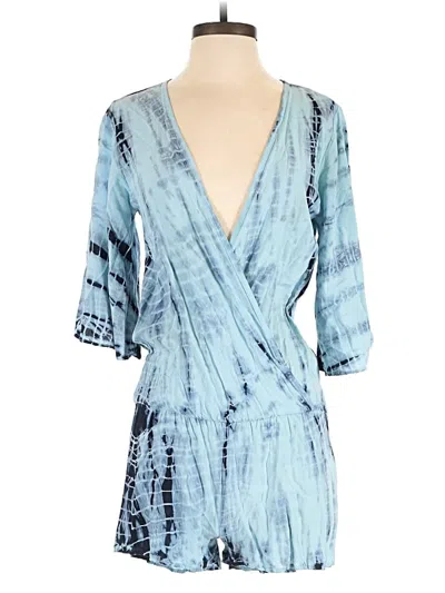 Pre-owned Surf Gypsy Romper In Blue