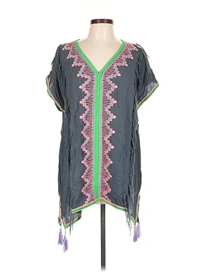 Pre-owned Surf Gypsy Short Sleeve T-shirt In Gray