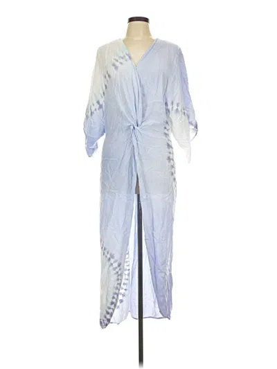 Pre-owned Surf Gypsy Swimsuit Cover Up In Blue