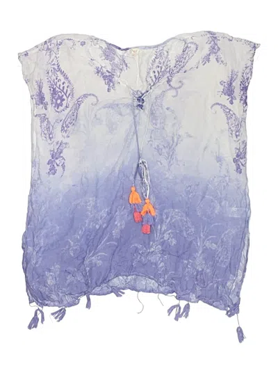 Pre-owned Surf Gypsy Swimsuit Cover Up In Purple