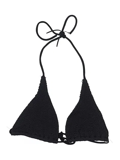 Pre-owned Surf Gypsy Swimsuit Top Black Swimwear