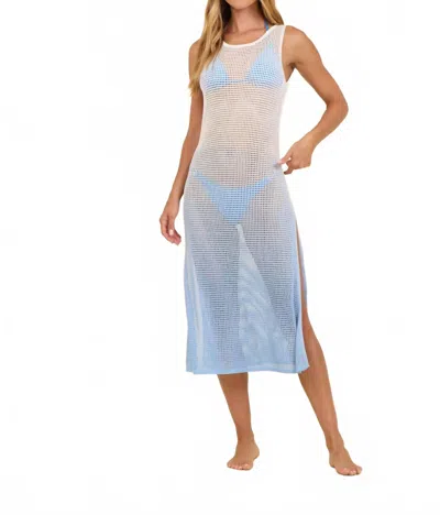 Surf Gypsy Tanner Coverup Midi Dress In Blue