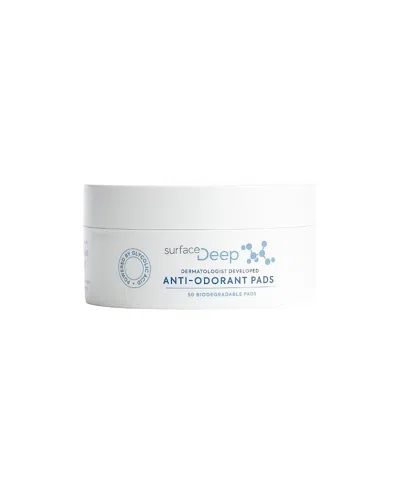 Surface Deep Deodorant Anti-odorant Pads In Jar In White