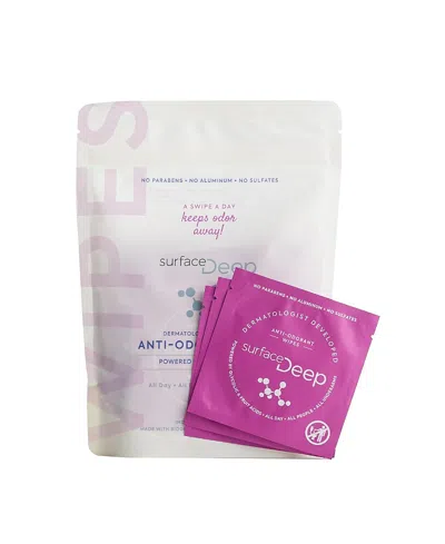 Surface Deep Deodorant Anti-odorant Wipes In Pink