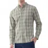Surfside Supply Brian Long Sleeve Spring Shirt In Seagrass Plaid In Multi