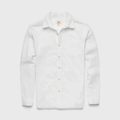Surfside Supply Co. Brian Slub Shirt In White
