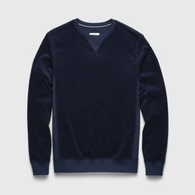 Surfside Supply Co. Butch Saltwater Terry Crewneck In Blue