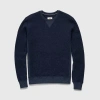 Surfside Supply Co. Butch Waffle Thermal Crewneck In Blue
